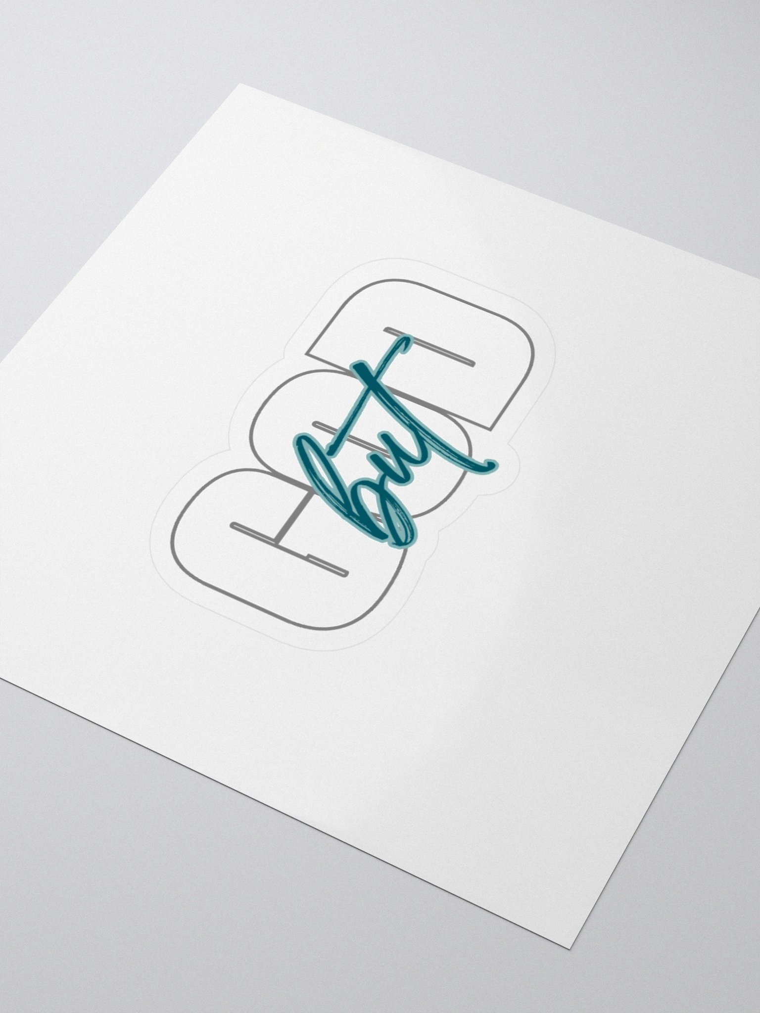 but GOD Sticker product image (3)
