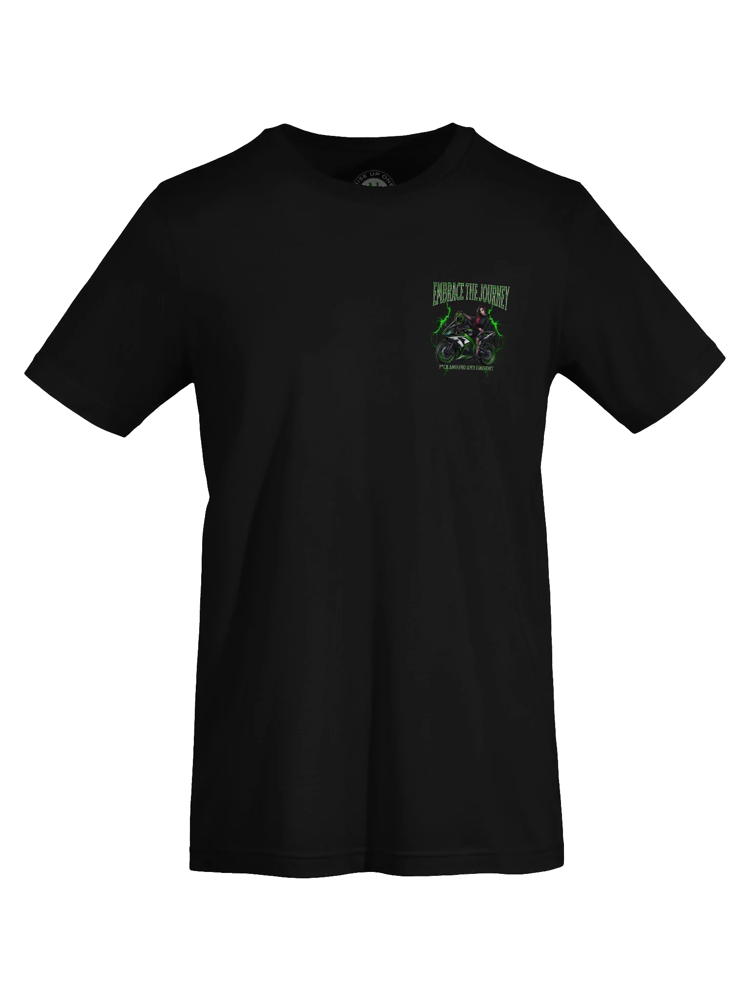 "Embrace The Journey" - Biker Chick - Green Bolt product image (8)