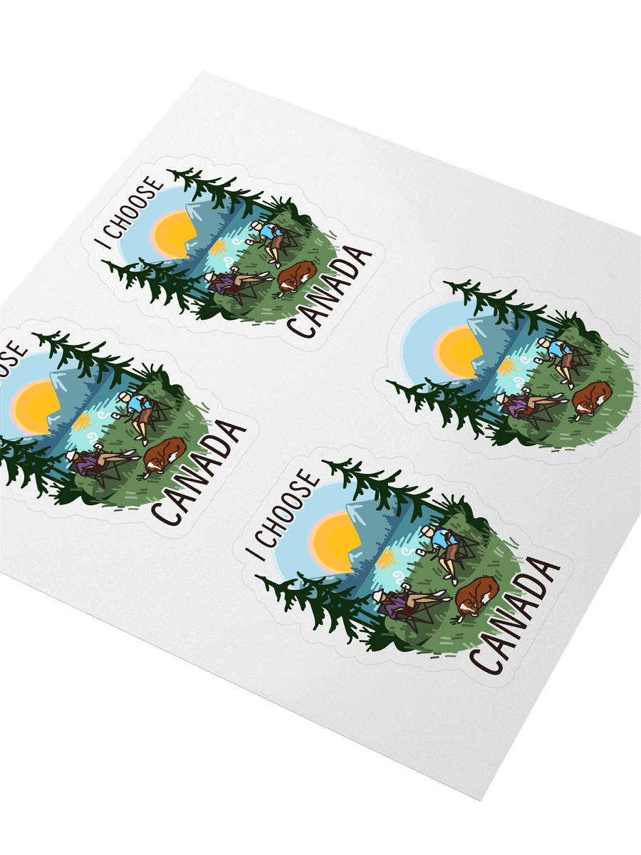 I CHOOSE CANADA landscape stickers by Claus Kellerman POV product image (3)