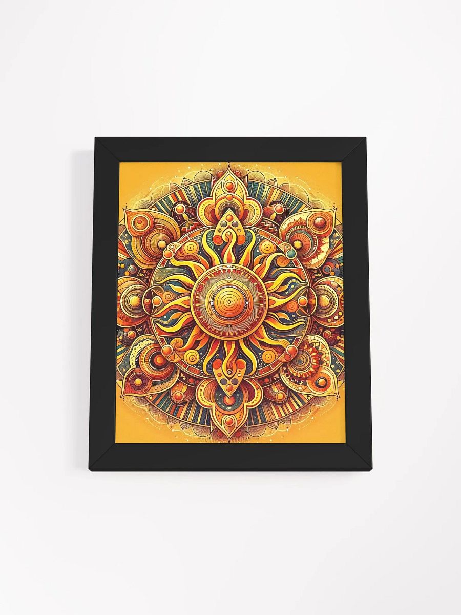 Framed High-Quality Matte Poster (in): Solar Flare product image (13)