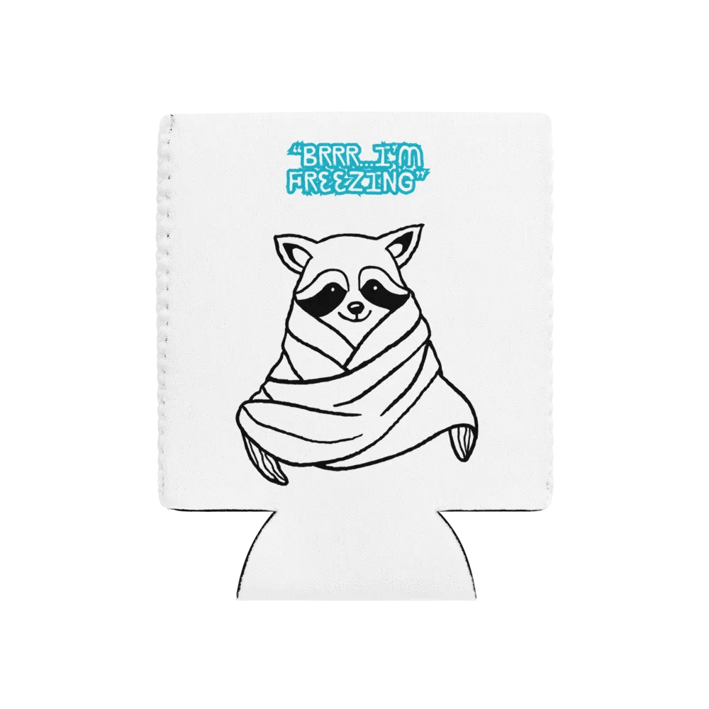 Chilly Raccoon Can Cooler product image (1)