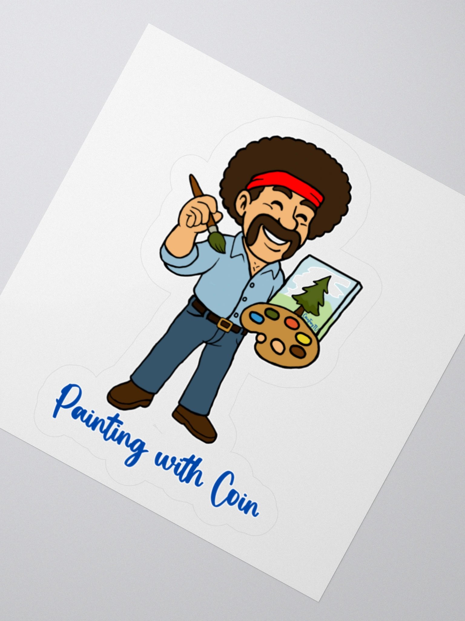 Painting with Coin - Sticker product image (5)