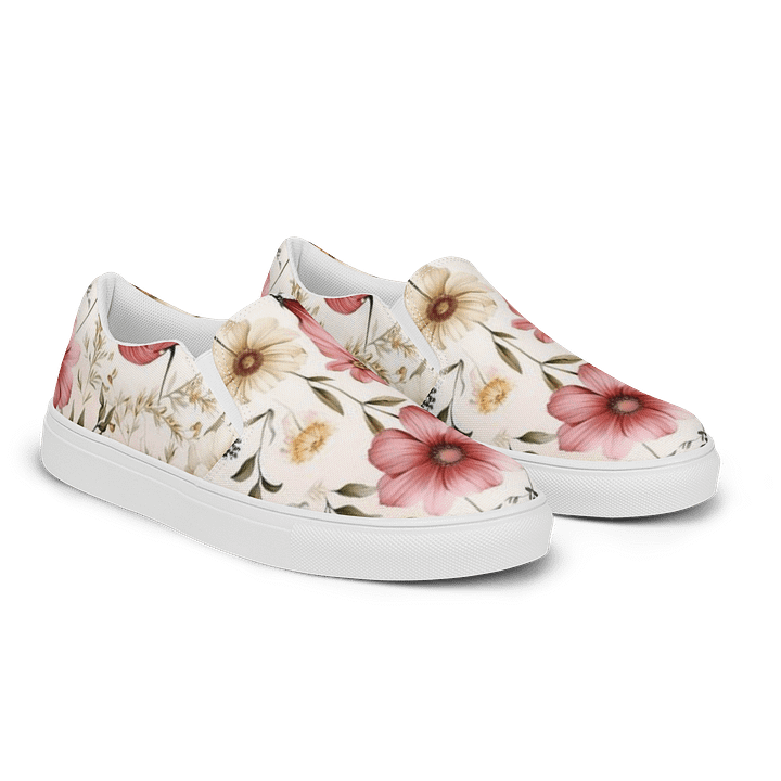 Floral Bliss Slip-On Canvas Shoes product image (2)