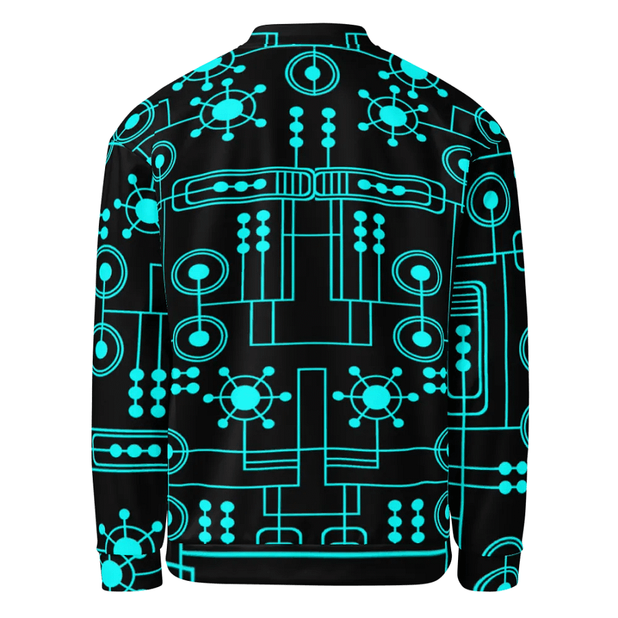 Techno Circuit All-Over Bomber Jacket product image (4)
