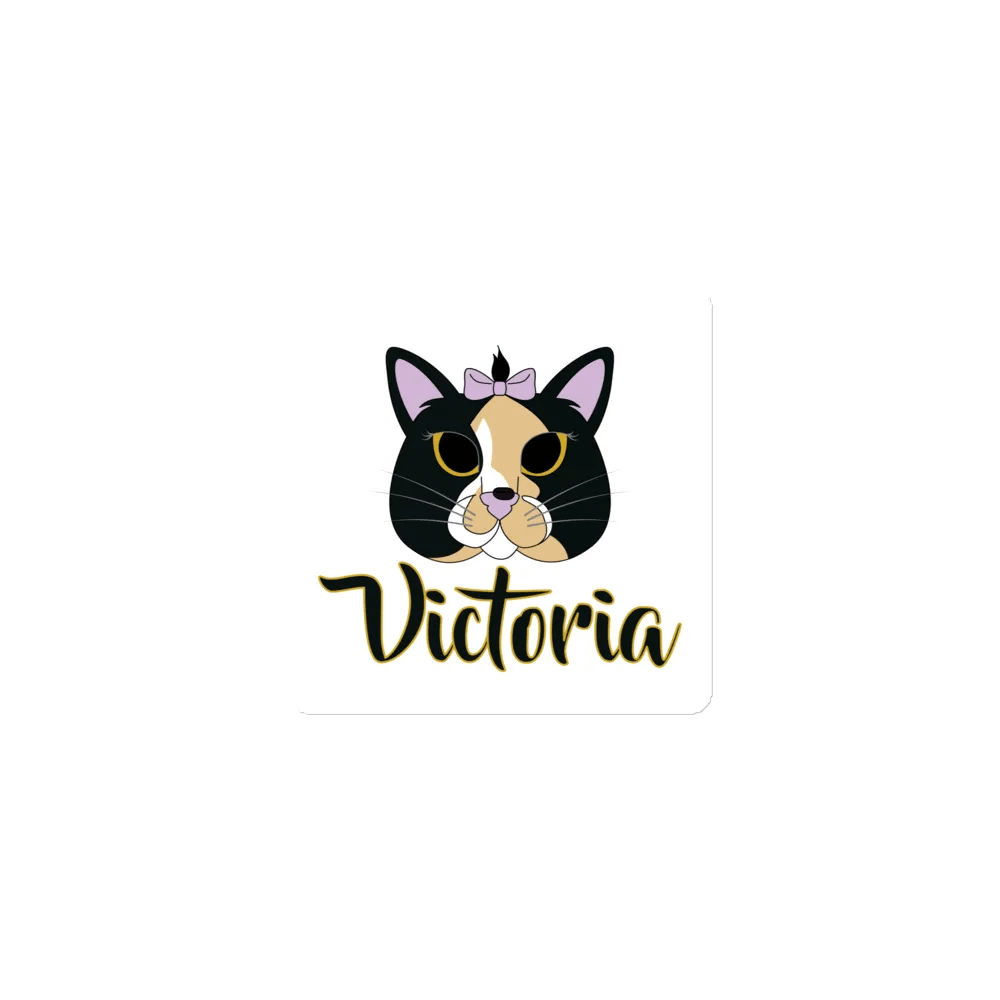 Victoria the Calico Cat Die-Cut Magnets product image (1)