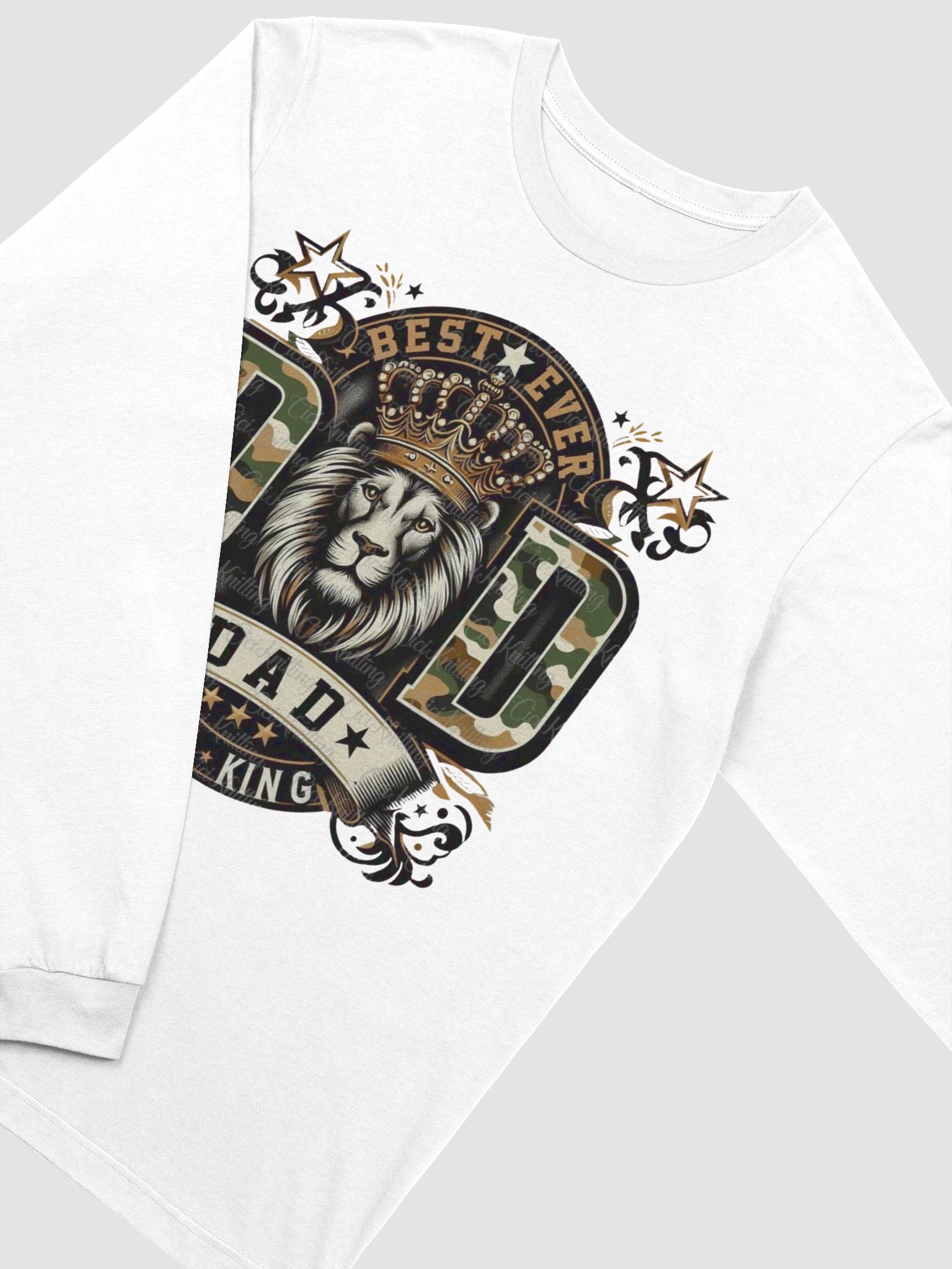 Regal Lion Dad Long Sleeve T-Shirt product image (2)