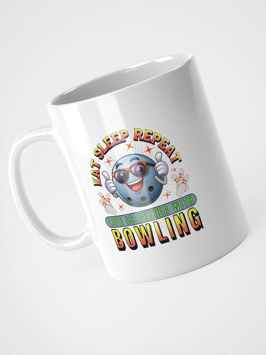 Eat Sleep Repeat Thumbs Up Bowling Bonanza Mug product image (2)