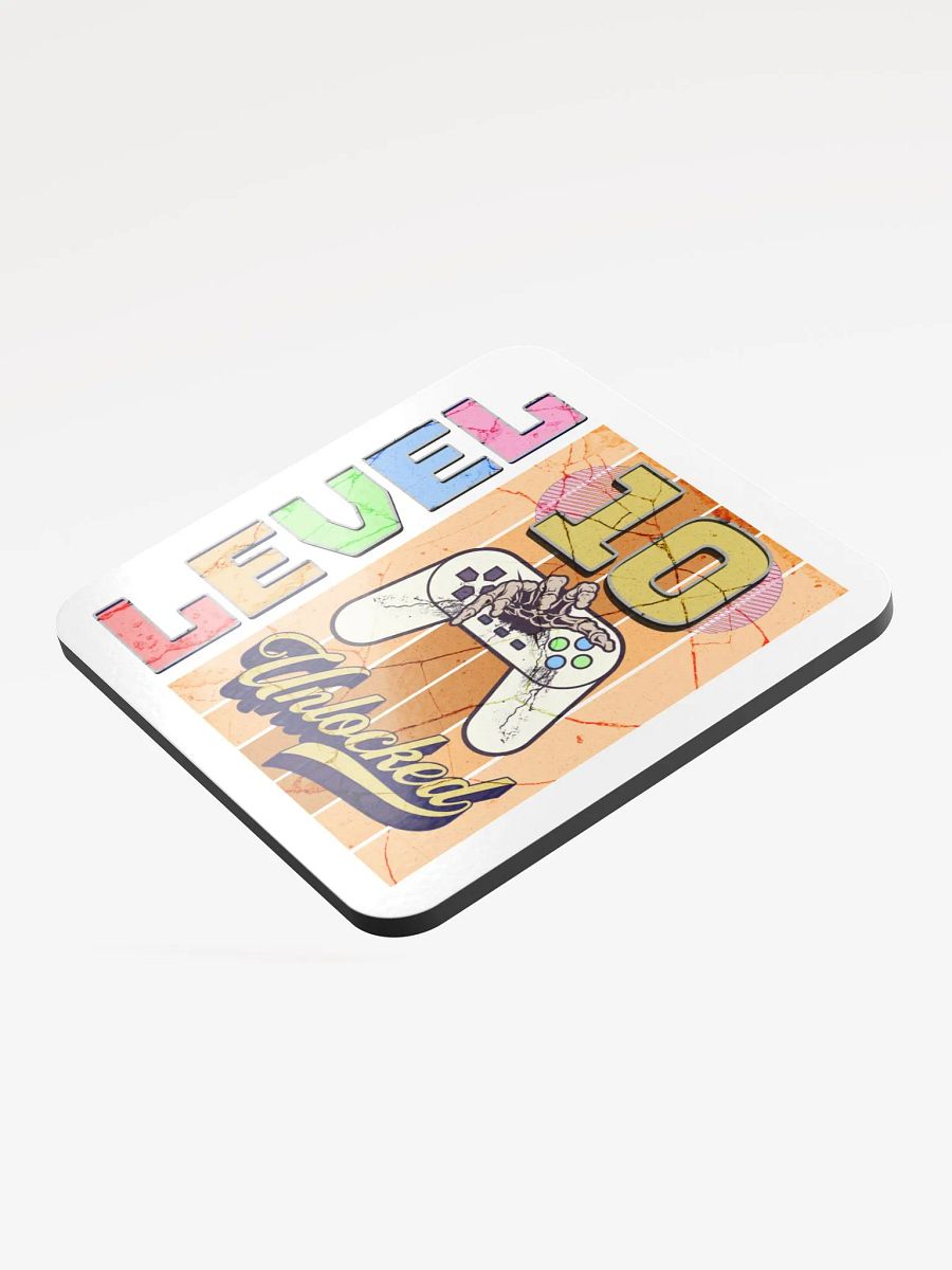 Level 10 Unlocked Gamer Coaster Set product image (3)