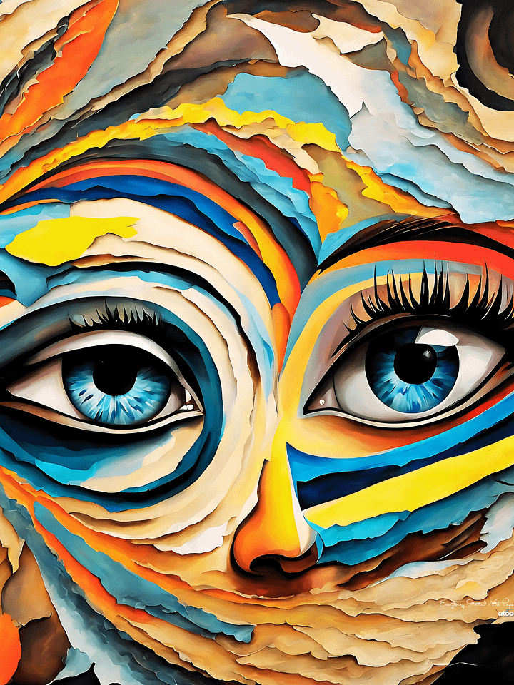 Paper Collection | The Surrealist Perspective On Life | Canvas Art Painting product image (1)