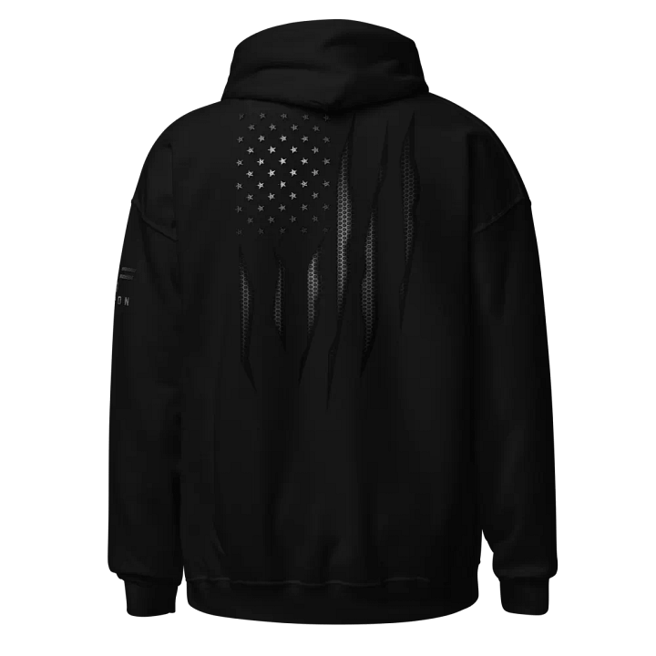 Carbon Onyx American Flag Hoodie product image (1)