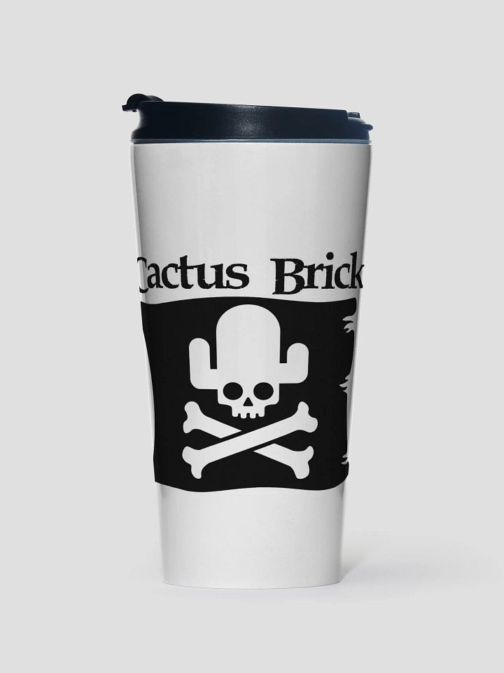 Cactus Brick (Travel Mug) - Pirate Flag product image (2)