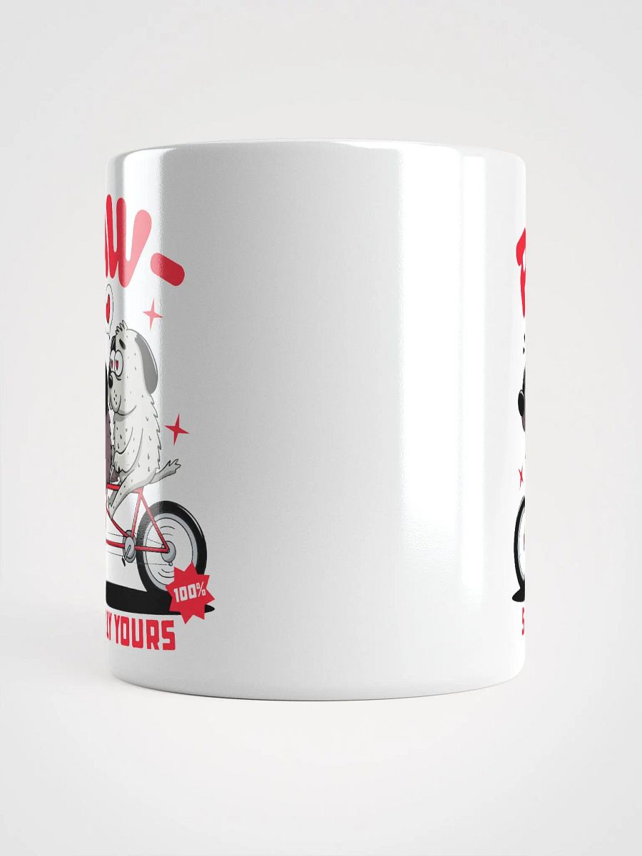 Paw-sitively Yours - Mug Cute Dog Tandem Bike Design product image (5)