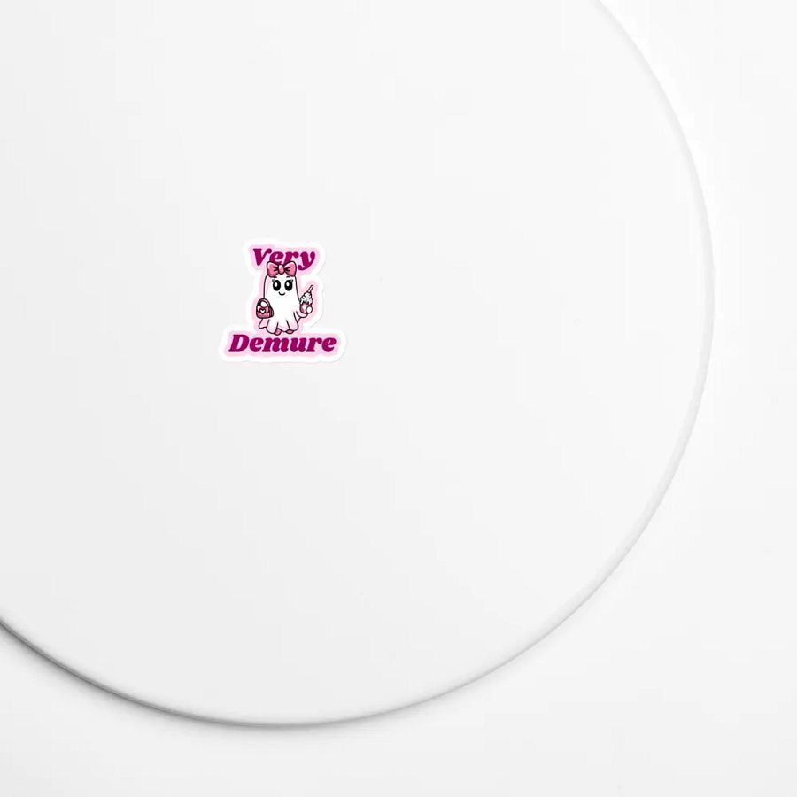 Very Demure Cute Ghost Magnet product image (6)