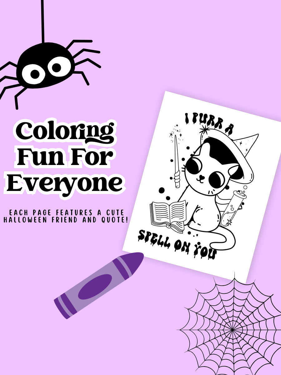 ADULT SPOOKY HALLOWEEN COLORING PAGES product image (2)