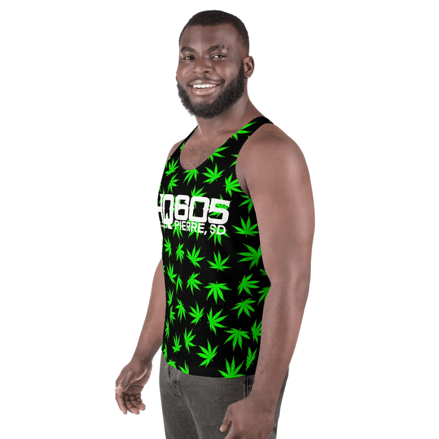 HempQuarters Green Marijuana Tank Top product image (6)