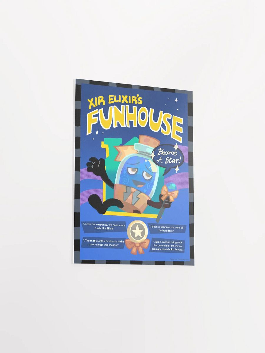 Elixir's Funhouse Vibrant Poster product image (3)