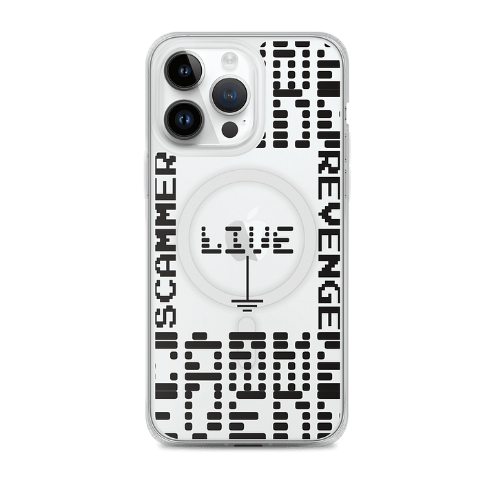 Scammer Revenge Live MagSafe Clear Case for iPhone product image (2)