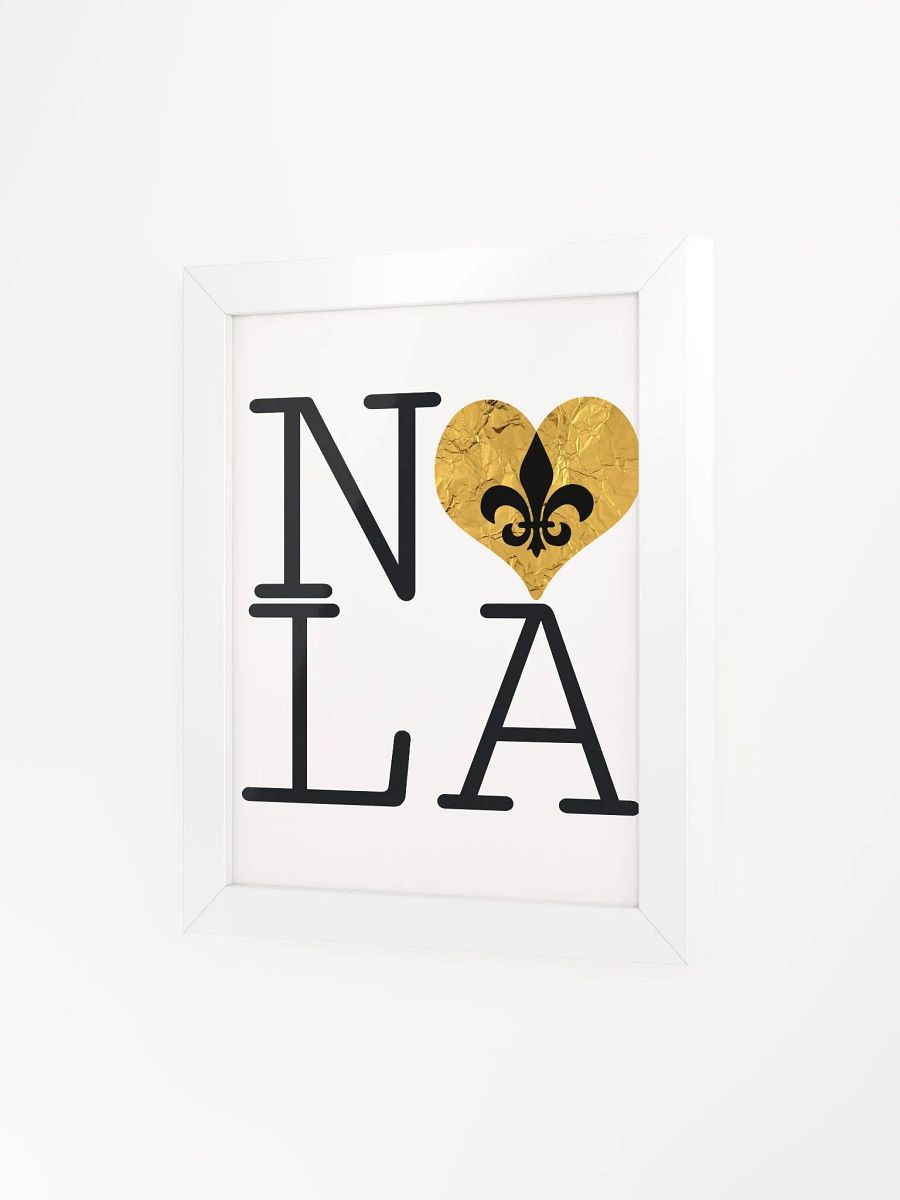 I LOVE NOLA **BIGSHOT POSTER** (GOLD WRAP HEART) product image (3)