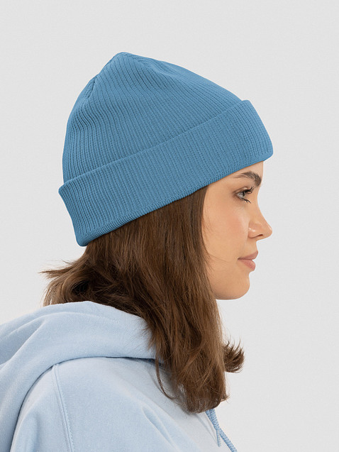 Photo showing Atlantis Organic Ribbed Beanie