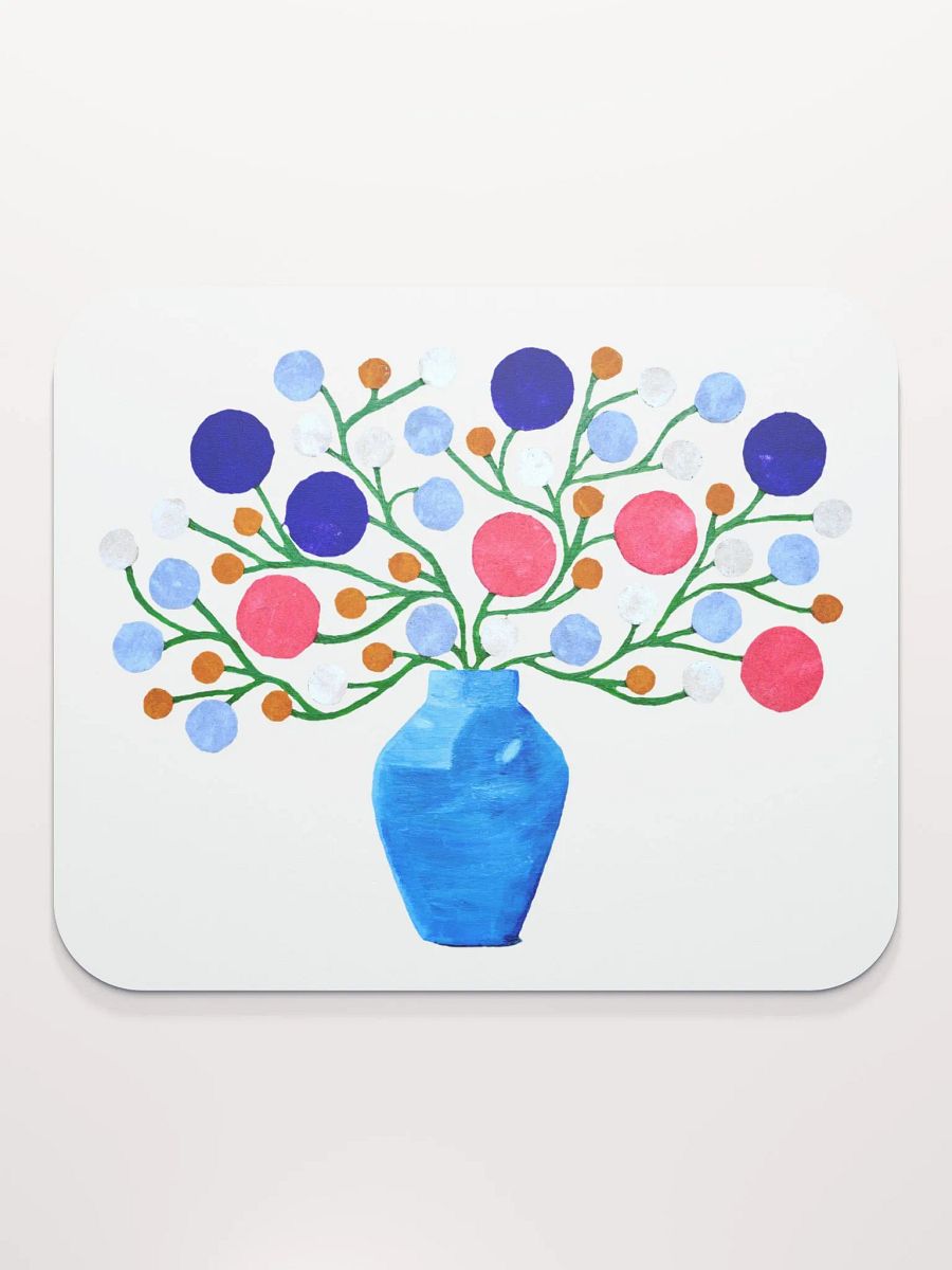Abstract Flowers Mouse Pad product image (3)