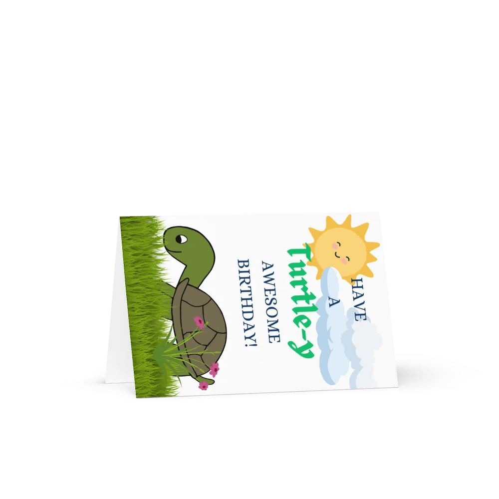 Turtle-y Awesome Birthday Greeting Card product image (4)