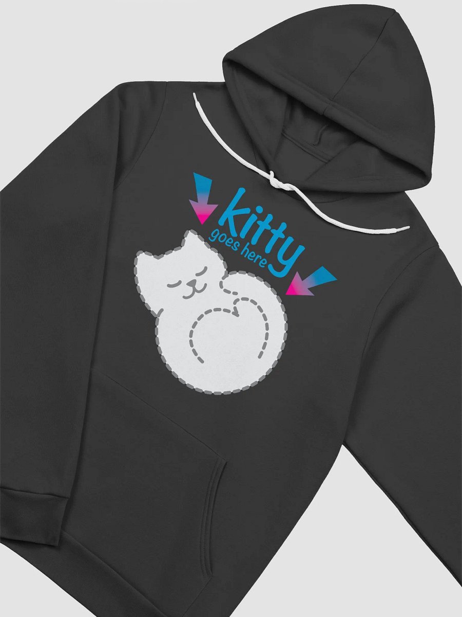 KITTY GOES HERE! • Bella Canvas supersoft hoodie product image (3)