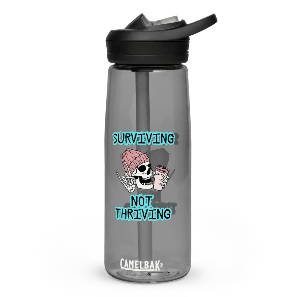 Surviving (Turquoise) Sports Bottle product image (1)