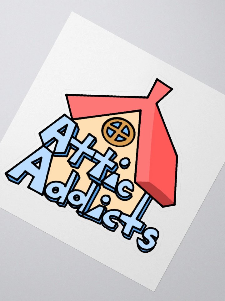 Attic Addicts Sticker product image (2)