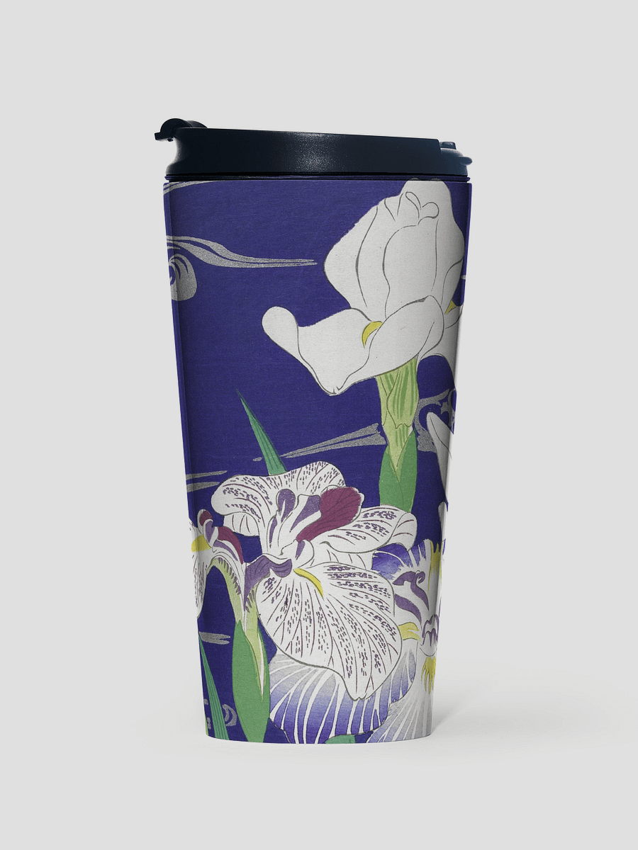 Japanese Iris. 15oz. Stainless Steel Mug product image (1)