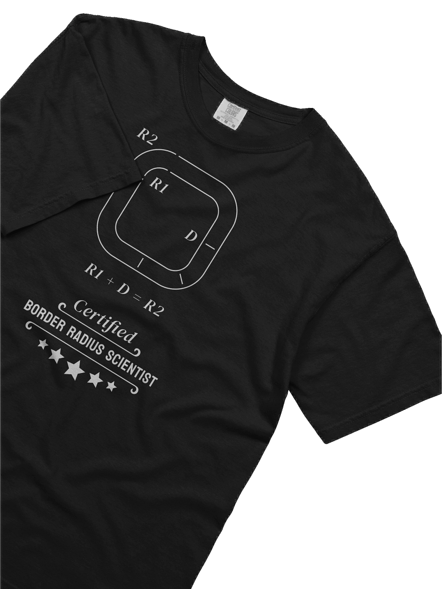 certified border radius scientist t-shirt product image (3)