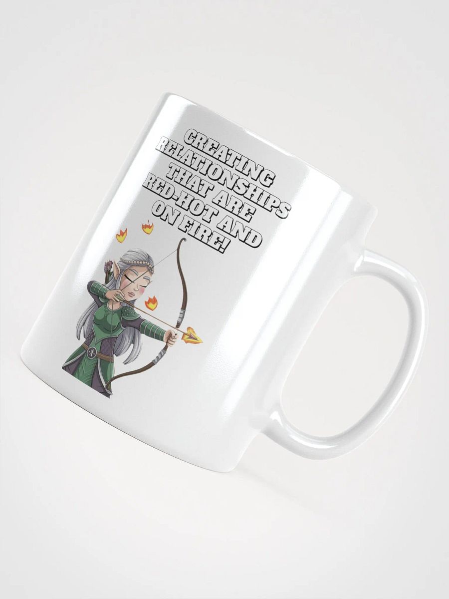 Creating Relationships That Are Red-Hot And On Fire! Valentine's Day White Mug product image (10)