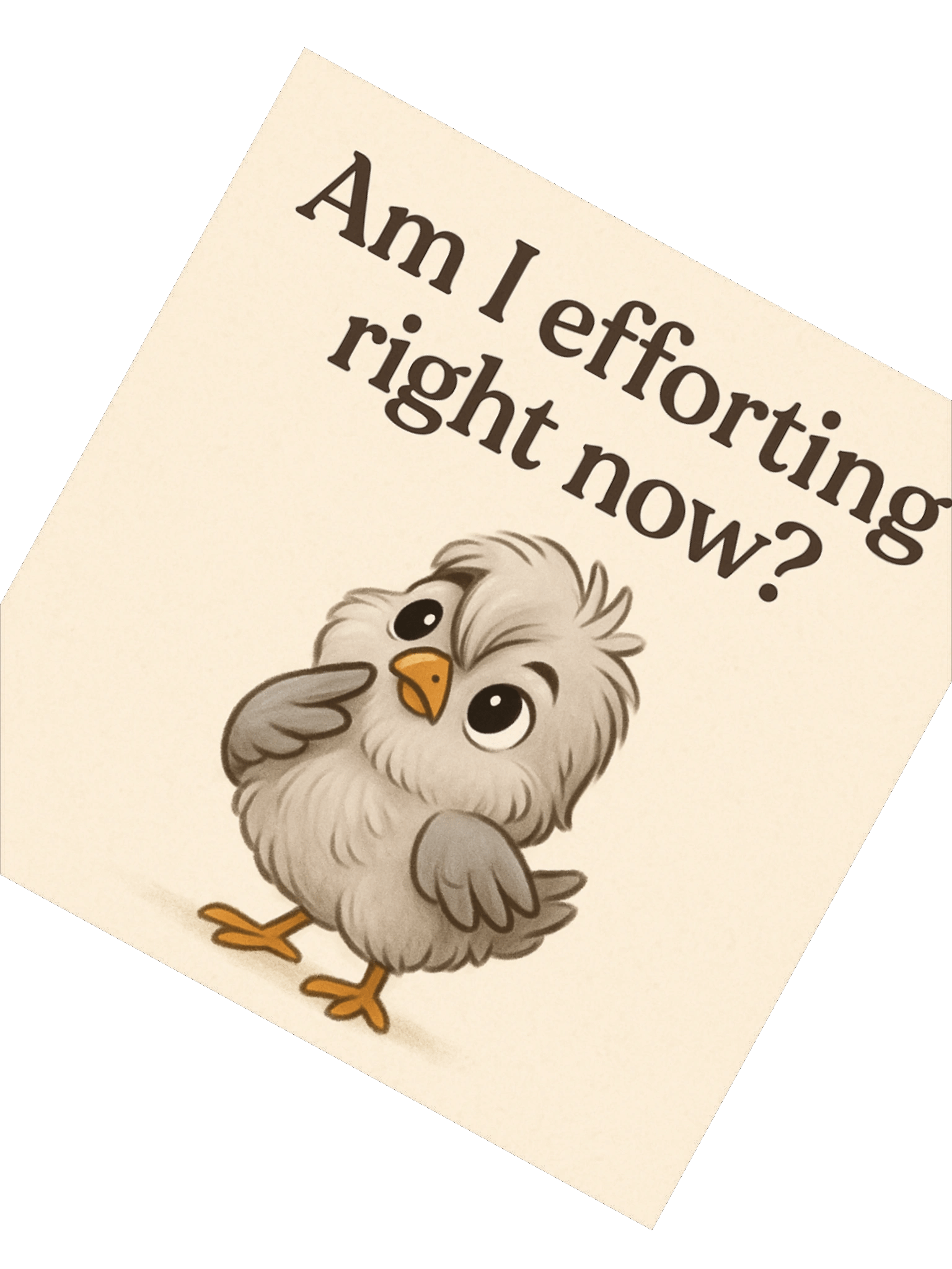 Am I Efforting? - Sticker product image (2)