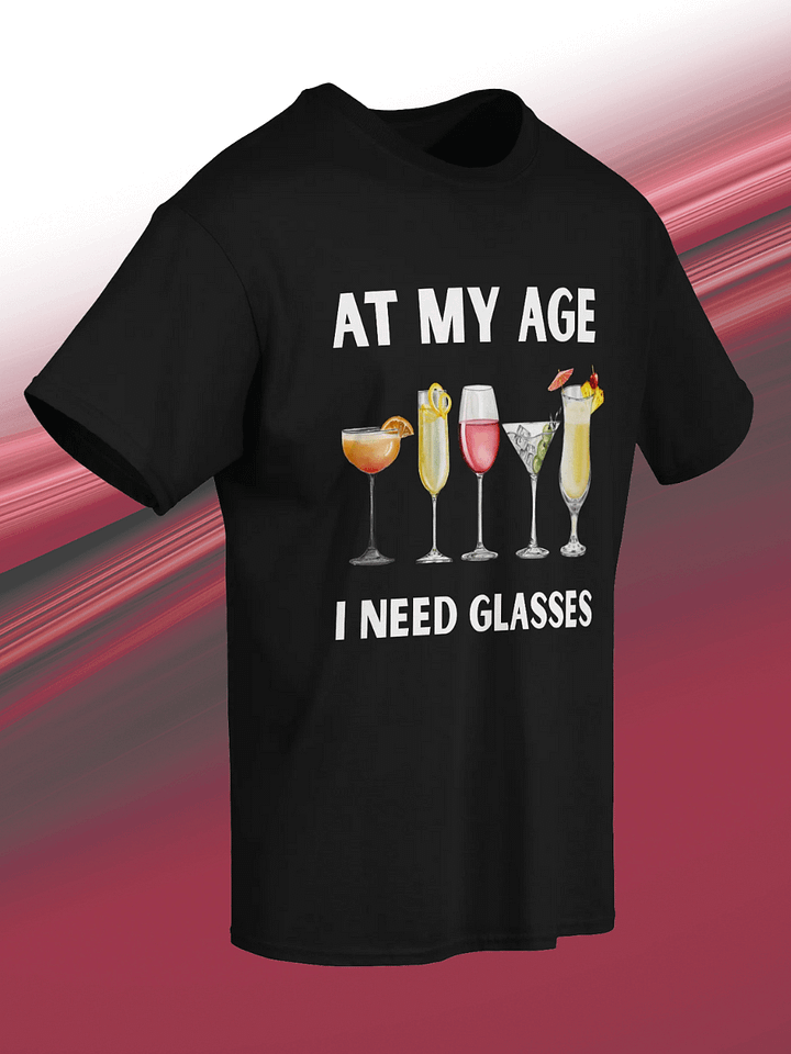 Cocktail Glasses Unisex T-Shirt product image (2)