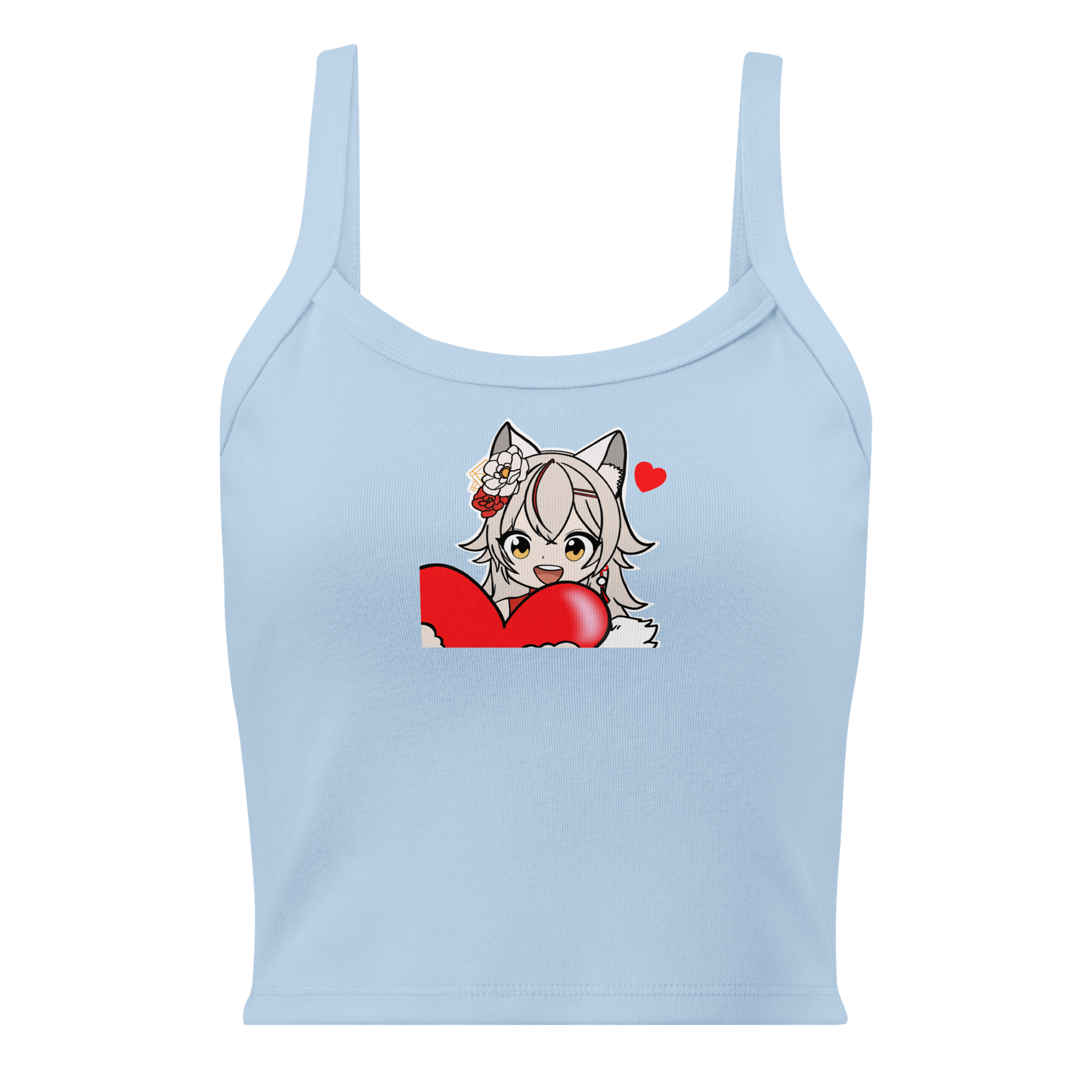 Chibi Heart Crop Tank (womens) product image (9)