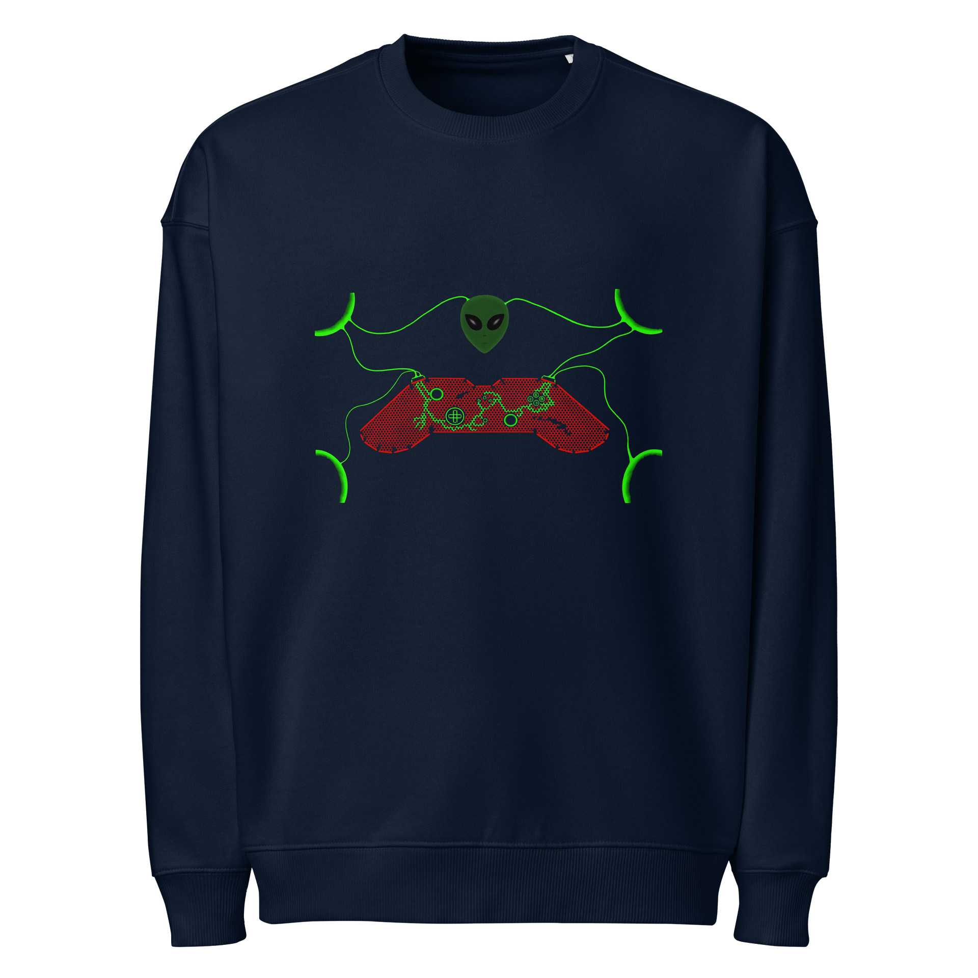 Galactic Gamer Organic Oversized Sweatshirt product image (1)