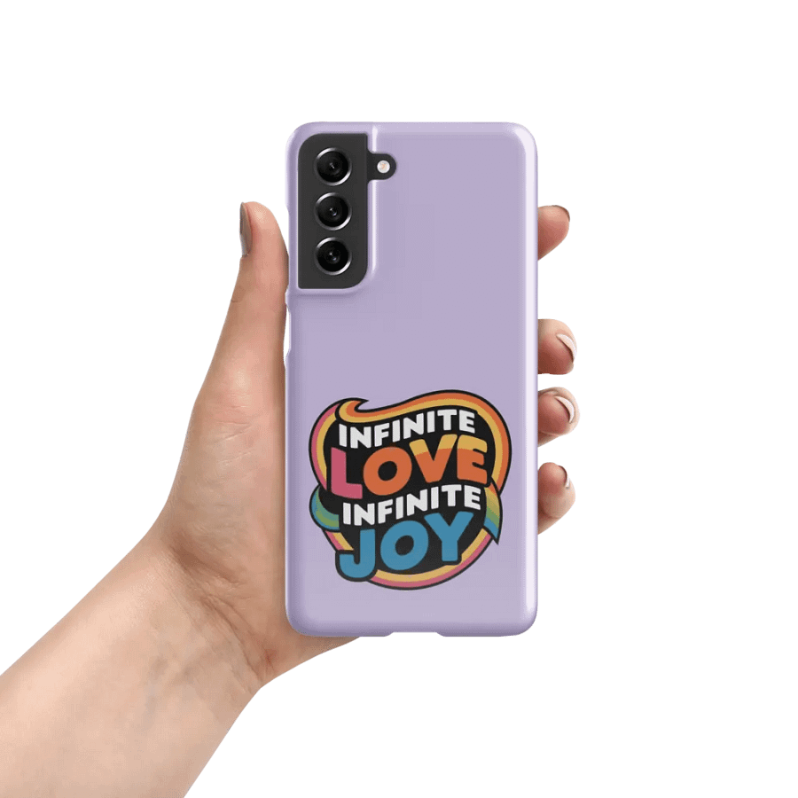 Infinite Love Infinite Joy Snap Case for Samsung (Purple) product image (7)