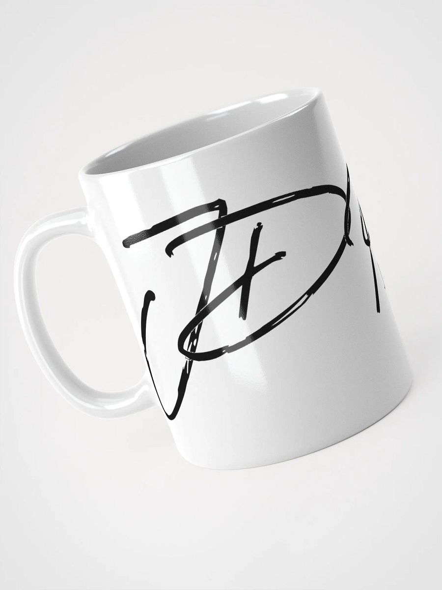 Taza blanca brillante product image (7)
