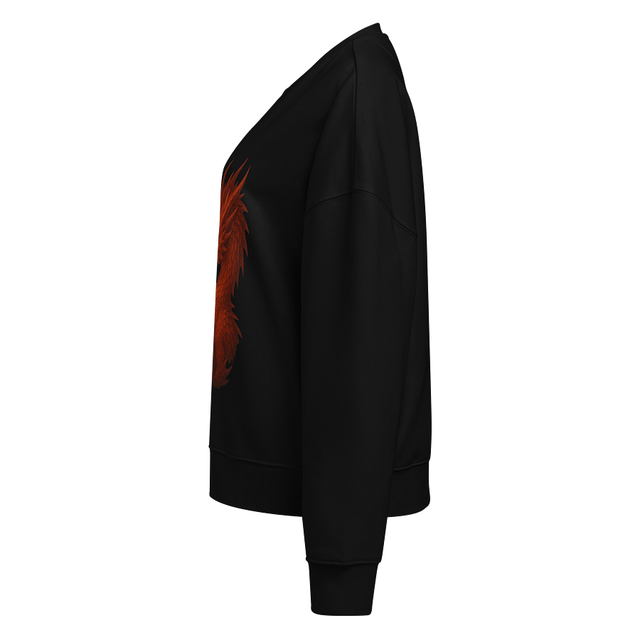 🔴100% Organic Cotton - Red Dragon – Flamekeeper's Creed Sweater product image (4)