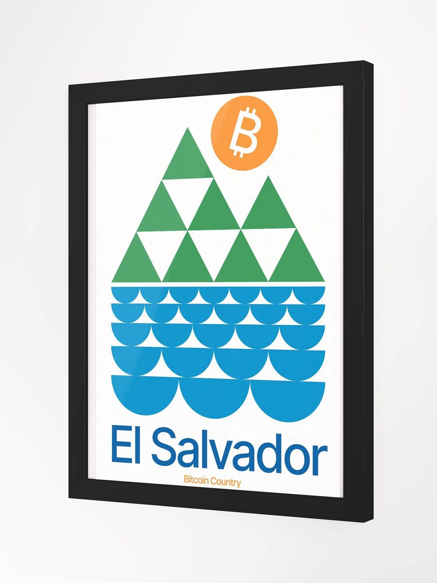 El Salvador Bitcoin Country [Framed] product image (4)