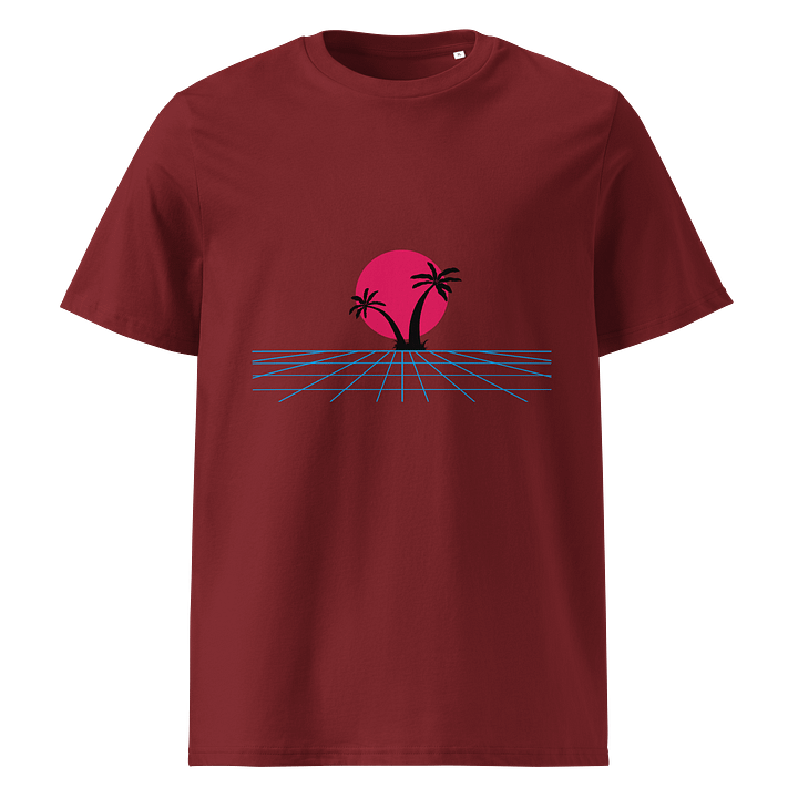 Retro Palms Unisex Organic Tee product image (1)