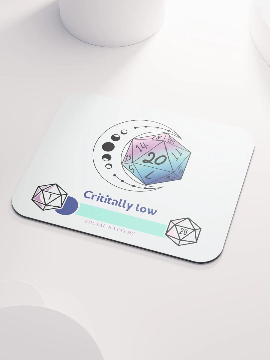 Critically Low Moon Mouse Pad product image (3)
