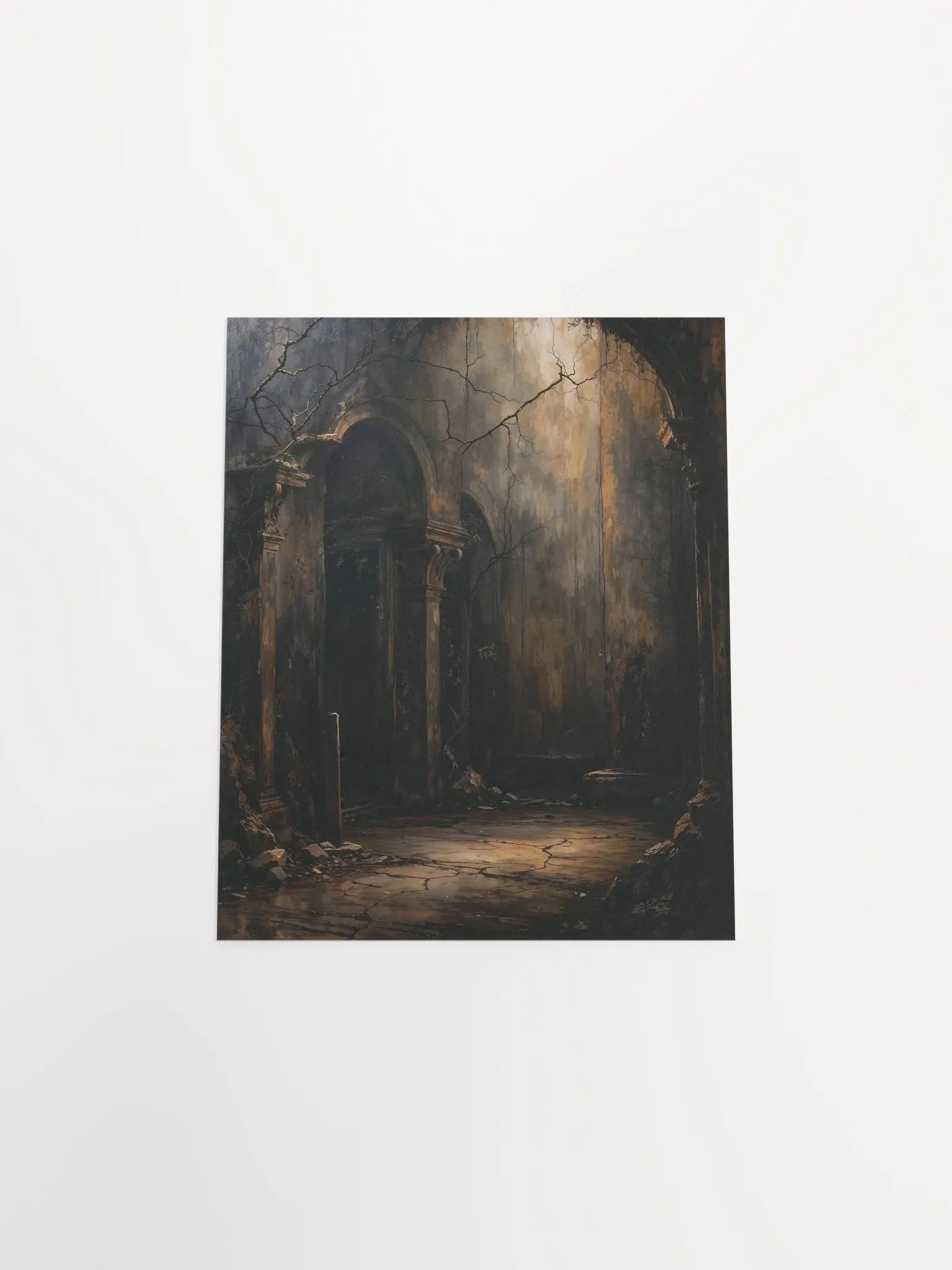 Ethereal Gothic Decay Matte Poster product image (41)