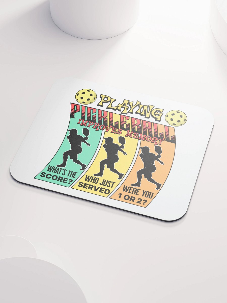 Playing Pickleball Improves Memory Ribbon Boost Mouse Pad product image (3)