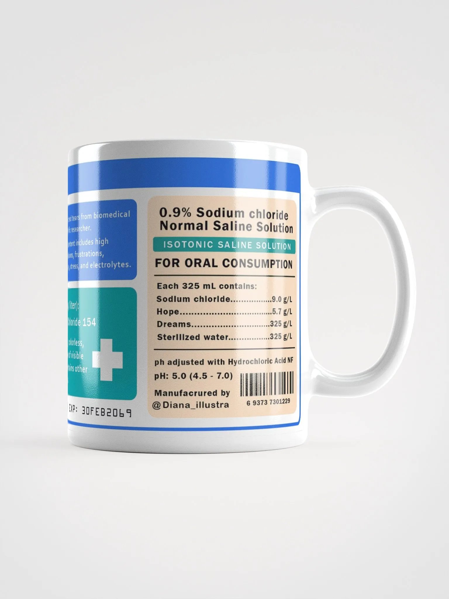 "Scientific researcher tears" Ceramic mug product image (5)