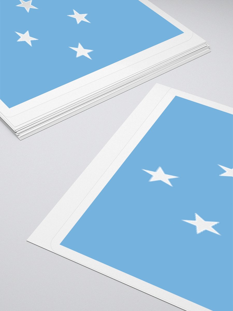 Micronesia National Flag Sticker - Exclusive Vinyl Design, Multiple Sizes product image (12)