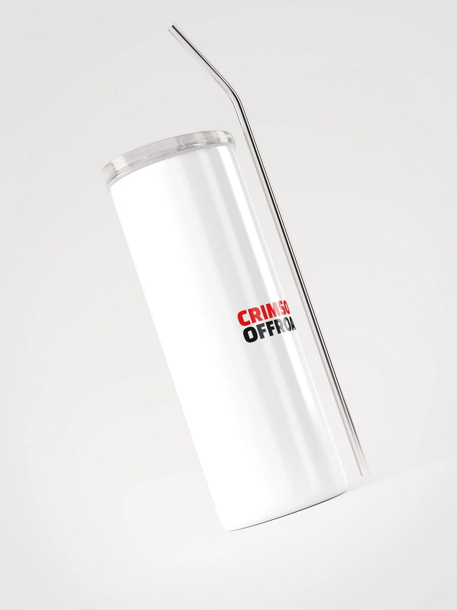 20oz Stainless Steel Tumbler W/ Straw product image (3)