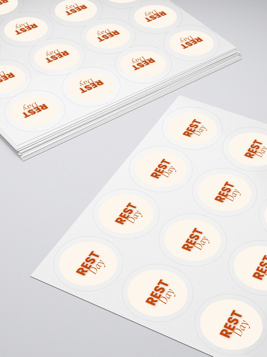 Rest Day Stickers product image (4)