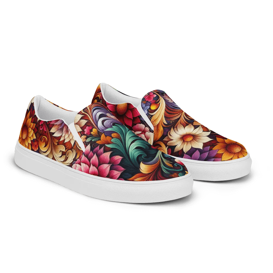 Women's Floral Symphony Slip-On Shoes product image (9)