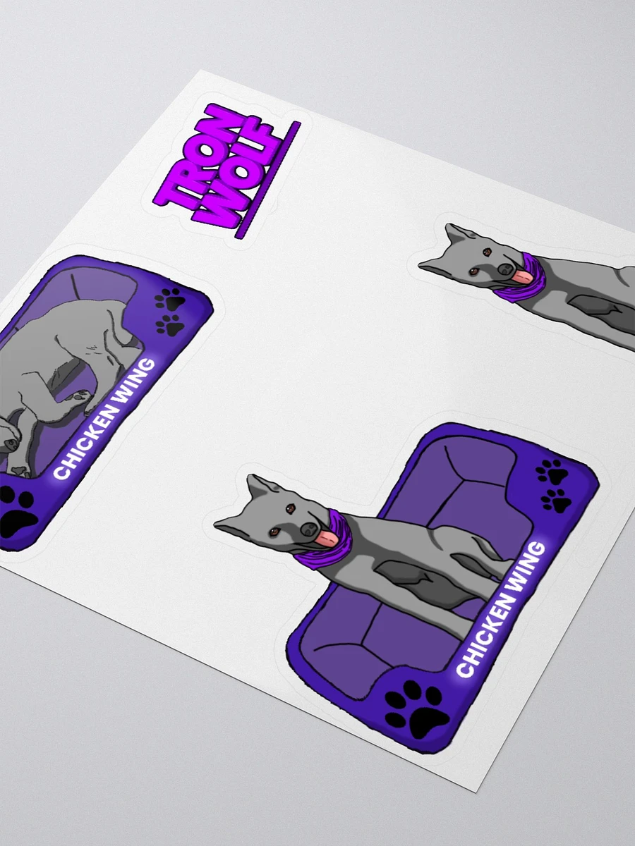 TronWolf X Chicken Wing Stickers! product image (3)