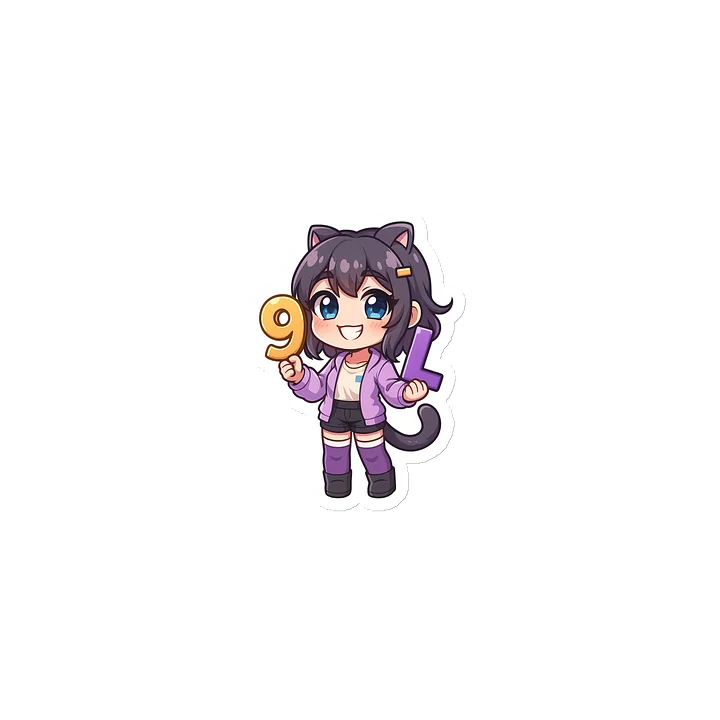 9LS4 TheKaitlynPlayz Die-Cut Magnets product image (1)